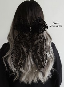 تصویر گلسر پاپیون دار تزئینی 