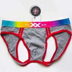 تصویر شورت مردانه فانتزی بکلس (پشت باز) XUBA ژوبا وارداتی کش رنگین کمانی 