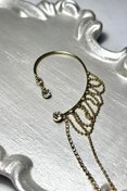 تصویر گوشواره ایرکاف - ایرکاف آویز 2 Ear cuff earrings