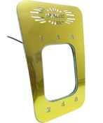 تصویر قاب دوردنده چراغدار ام وی ام ۵۳۰ بدنه گلد 