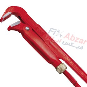 تصویر آچار لوله گیر دو دسته روتنبرگر سایز 1.1/2 اینچ فک 90 درجه Rothenberger 90° Corner Pipe Wrench 1.1/2 INCH