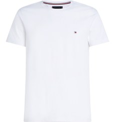 تصویر تی شرت مردانه | تامی هیلفیگر Tommy Hilfiger MW0MW27539YBRBeyaz 