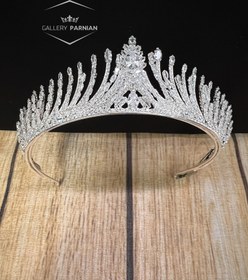 تصویر تاج عروس کد ۹۷۳ Bridal Tiara Code 973