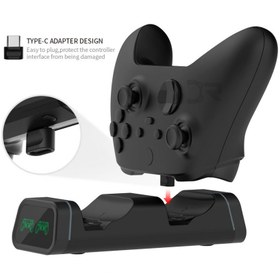 تصویر پایه شارژر دوگانه Dobe مدل TYX-19006 مناسب دسته ایکس باکس 