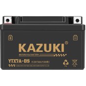 تصویر باطری موتور سیکلت ۷ کوتاه پهن کازوکی تحت لیسانس ژاپن 