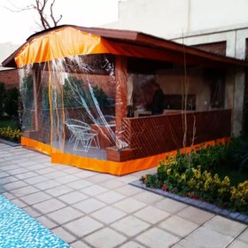 تصویر پوشش دور آلاچیق 