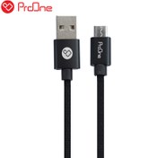 تصویر کابل تبدیل USB به microUSB پرووان مدل S01 طول 0.20 متر کد 1160045 