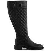 تصویر چکمه زنانه مدل 118002 با رویه چرم 