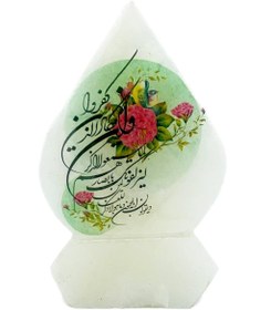 تصویر سنگ نمک طرح اشک 