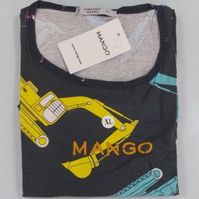 تصویر تیشرت نخی زنانه منگو طرح دار - ایکس لارج XL / ۱۵۵۰۰۰ T-shirt Mango