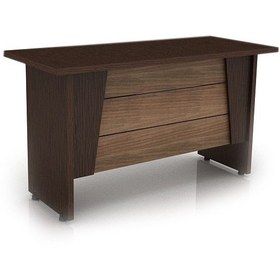 تصویر میز کارمندی 120 در 60 دو کشو کارشناسی 