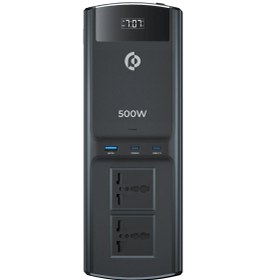 تصویر مبدل برق خودرو Powerology 500W UniversalPCCSR008-BK 