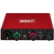 تصویر کارت صدا Midex GLX-500 Pro ا Midex GLX-500 Pro Audio interface Midex GLX-500 Pro Audio interface