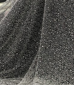 تصویر تور منجوق دوزی مشکی 