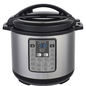 تصویر زودپز برقی عرشیا مدل EP135-2626 با ظرفیت 10 لیتر Arshia electric pressure cooker model EP135-2626