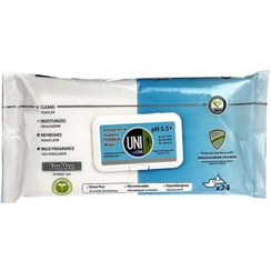 تصویر دستمال مرطوب بهداشتی آقایان ناحیه پرینال یونی مد uni led antibacterial hygienic perineal wipes