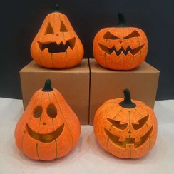 تصویر کدو هالووین نارنجی بزرگ 