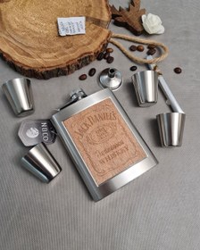 تصویر بطری جیبی جک دنیلز Jack Daniels pocket bottle