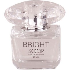 تصویر ادکلن مینیاتوری زنانه برایت کریستال BRIGHT حجم 25 میل شرکت SCOOP MADE IN IRAN