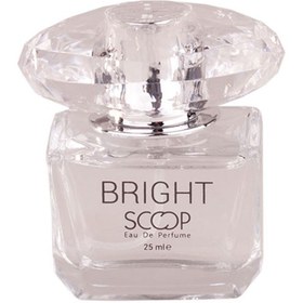 تصویر ادکلن مینیاتوری زنانه برایت کریستال BRIGHT حجم 25 میل شرکت SCOOP MADE IN IRAN