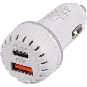 تصویر شارژر فندکی سوپر فست شارژ FSP مدل C-07 Car Charger Super Fast FSP C-07