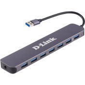 تصویر هاب 7 پورت USB 3.0 دی لینک DUB-1370 D-Link DUB-1370 7Port USB 3.0 Hub