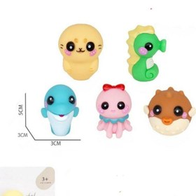 تصویر اسباب بازی مدل حیوانات دریایی کد S13 