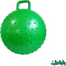 تصویر توپ دسته‌دار ایروبیک کودک سایز ۵۵ کیهان 