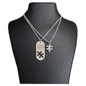 تصویر گردنبند ویونج مردانه و زنانه طرح پازلی 