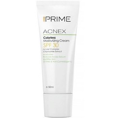 تصویر کرم مرطوب کننده پریم بی رنگ SPF30 Prime Acnex Colorless Moisturizing SPF30 Cream 50ml