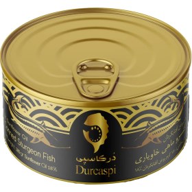 تصویر کنسرو ماهی خاویار با روغن آفتابگردان 