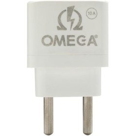 تصویر مبدل برق 3 پین به 2 پین 10 آمپر امگا(OMEGA) ا Omega 3Pin to 2Pin 10A Power Converter Omega 3Pin to 2Pin 10A Power Converter
