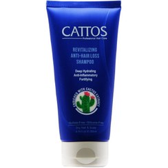 تصویر شامپو فاقد سولفات تقویت کننده و ضد ریزش موهای خشک کاتوس 200 میلی لیتر Cattos Anti Hair Loss shampoo For Dry Hair 200 ml