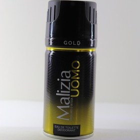 تصویر اسپری بدن مالزیا مردانه اسکای گلداومو 150 میل ا Malizia gold Uomo Spray For Men 150ml 