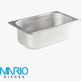 تصویر لگن بن ماری 1/4بدون درب عمق 10 