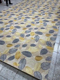 تصویر موکت طرح خزان نمدی 