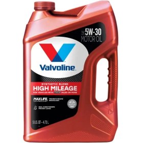 تصویر روغن موتور والوالین مدل VALVOLINE HIGH MILEAGE 5W-30 ساخت امریکا VALVOLINE HIGH MILEAGE 5W-30 SP 4.73lit