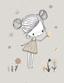 تصویر فرش کودک دخترانه - کد 6038 