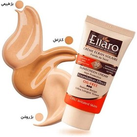 تصویر کرم ضدآفتاب رنگی الارو حجم 40 میلی لیتر - ضدآفتاب رنگی spf25 بژ روشن Ellaro Sunscreen Cream 40ml