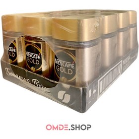 تصویر قهوه فوری نسکافه گلد ۵۰ گرم عمده ۱۲ عدد Nescafe Gold 50 gr