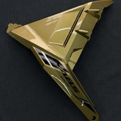 تصویر فلاپ بغل باک اس وای ام لاکی ۱۸۵ مشکی شال طلا ABS سمت چپ 