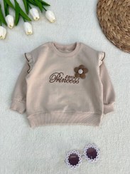 تصویر بلوز تک گل - سرخابی / سایز۴۰ 