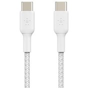 تصویر کابل دو سر USB-C بلکین مدل BoostCharge CAB004bt1M طول 1 متر Belkin CAB004bt1M BoostCharge Braided USB-C to USB-C Cable