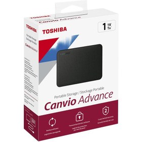تصویر حافظه اچ دی دی اکسترنال توشیبا مدل Canvio Advance ظرفیت 1 ترابایت Toshiba Canvio Advance 1TB External HDD