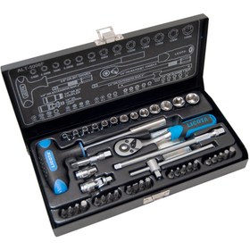 تصویر جعبه بکس 42 عددی لیکوتا مدل ALT-5008F Socket Set Licota Model ALT-5008F