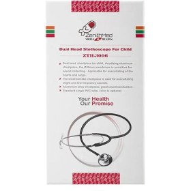 تصویر گوشی دو پاویون اطفال 3006 زنیت مد chiled Stethoscope 3006 zenithmed