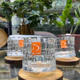 تصویر ست ۶ عددی لیوان چرخشی دلی مدل بامبو 