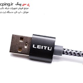 تصویر کابل-شارژر-تبدیل USB به Type-C لیتو مدلLD-121 یک سال گارانتی 