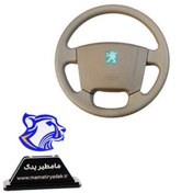 تصویر غربیلک فرمان پژو 405 SLX کرم برند پیشرفت کد 308012 