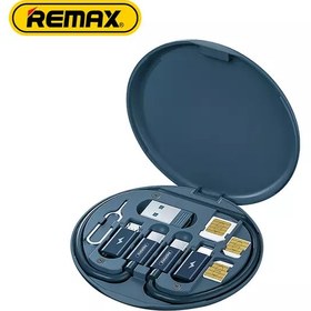 تصویر کابل چند منظوره ریمکس مدل RC-190 Wanbo Series 60W REMAX RC-190 Wanbo Series 60W Multifunction Data Cable Set